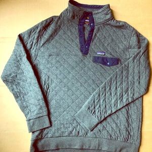 Patagonia organic cotton quilt snap-t pullover